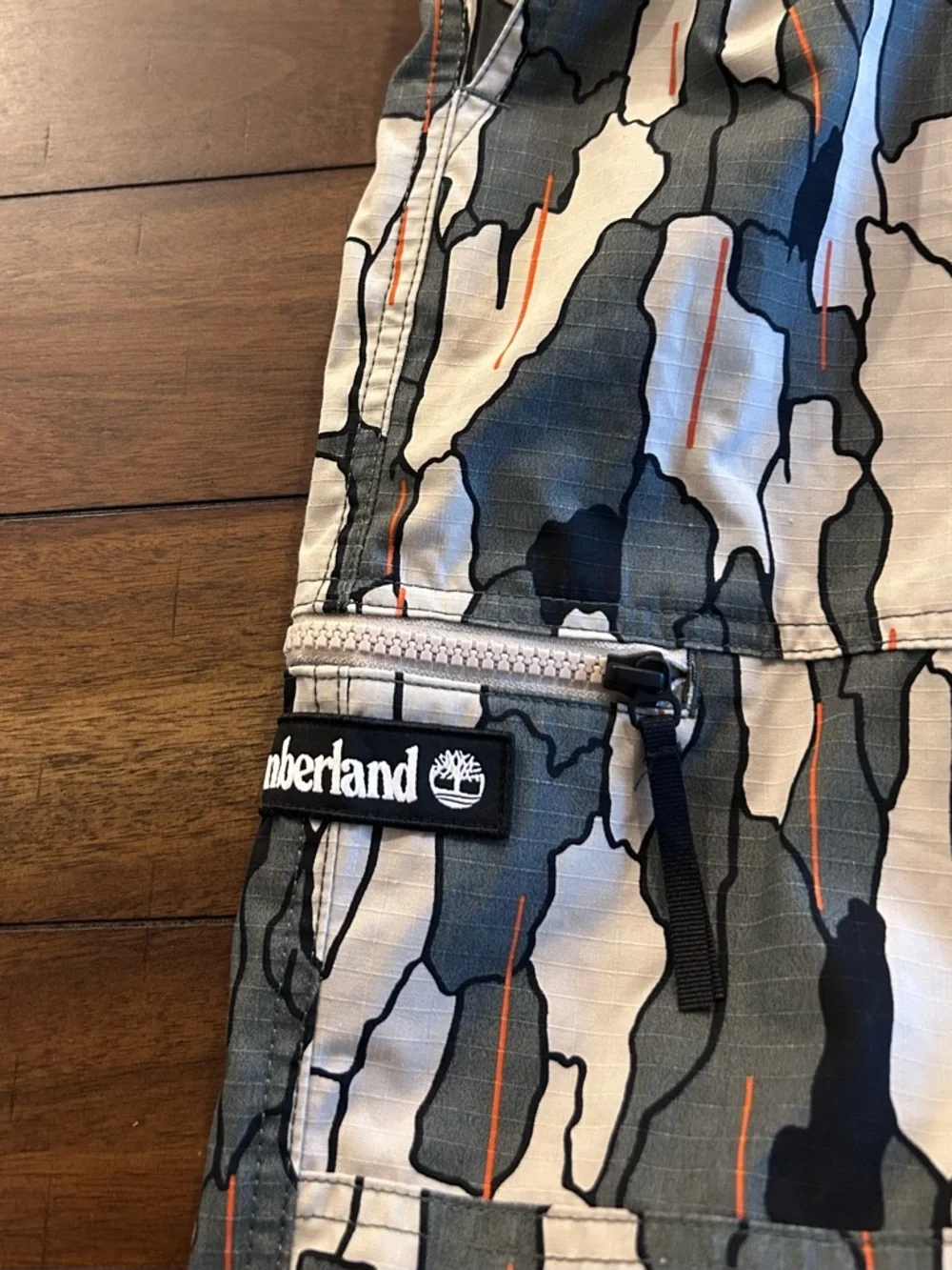 Timberland Eco Water-Resistant Camp Ripstop Jogger Pants Size Medium Camo